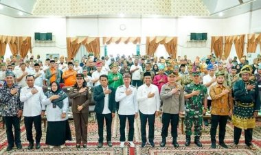 Deklarasi Damai Pemilu Tahun 2024, Bupati Rohil Ajak Seluruh Masyarakat Bersinergi