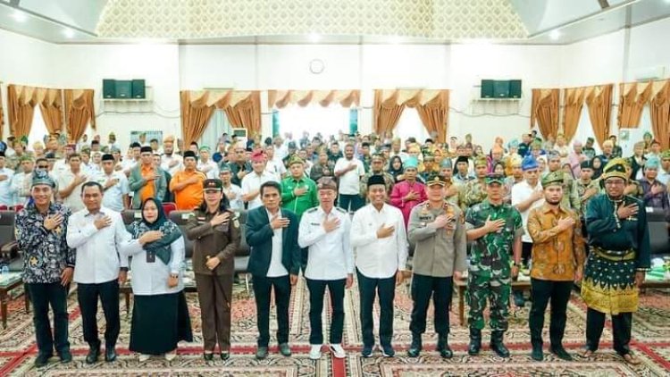 Deklarasi Damai Pemilu Tahun 2024, Bupati Rohil Ajak Seluruh Masyarakat Bersinergi