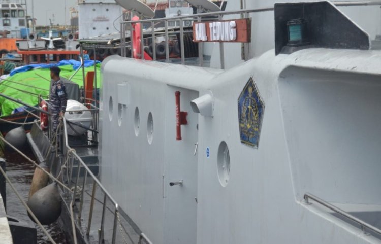 Lanal Dumai Gagalkan Penyelundupan Ballpress 700 Koli dengan berat 56 Ton dari Malaysia