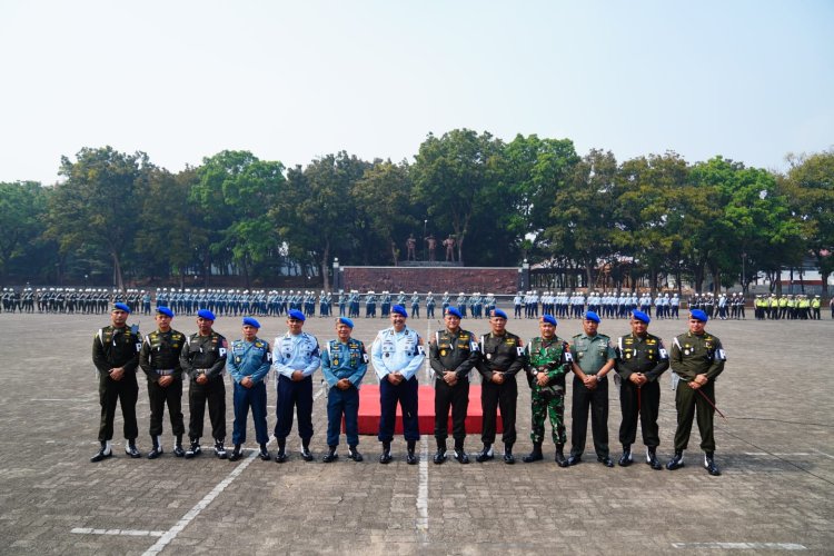 Yakinkan Kelancaran HUT TNI, Danpuspom TNI Gelar Apel Kesiapan