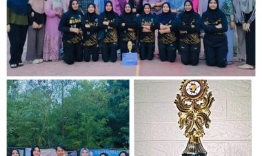 Team SOSMED Raih Juara 1 dalam Pertandingan Volly Putri SOSMED CUP 1 se-Kecamatan Tualang