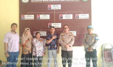 Kapolsek Minas Pimpin Giat Patroli Imbangan Jaga Kondusifitas Jelang Pemilu 2024