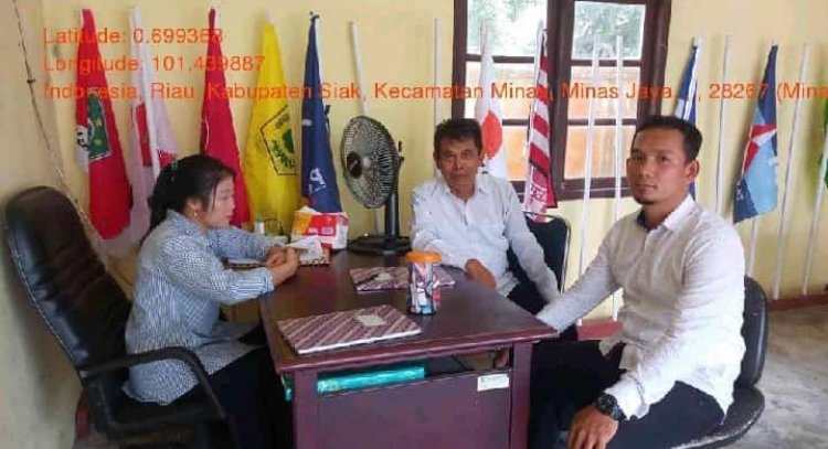 Pastikan Tahapan Pemilu 2024 Berjalan Aman, Polsek Minas - Polres Siak Patroli Kantor PPK dan Panwascam 