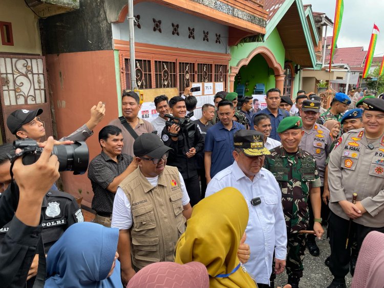 Ketua Bawaslu Tinjau Langsung 3 TPS pada Hari H Pemungutan Suara: Pelaksanaan Berjalan Lancar