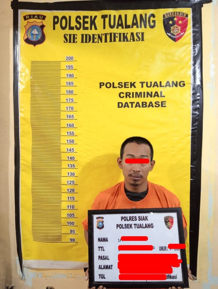 Polsek Tualang Berhasil Menangkap Pelaku Pelecehan Seksual terhadap Anak Perempuan