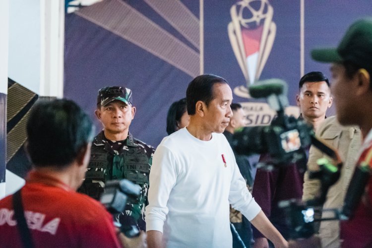 Berita Foto: Panglima TNI Hadiri Pembukaan Piala Presiden 2024