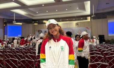 Salina Bilqis, Atlet Bulutangkis Riau Siap Berjuang di PON Aceh-Sumut 2024