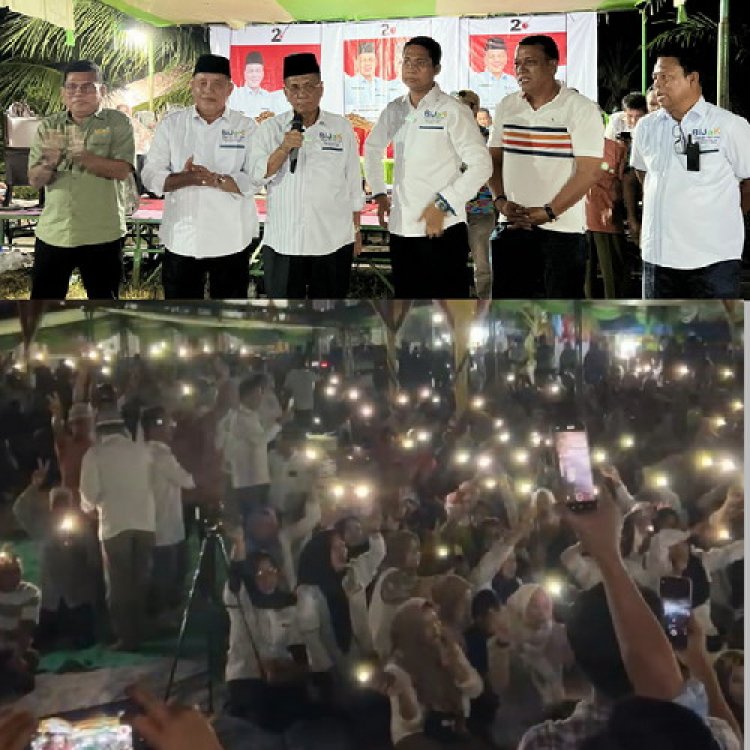 Didoakan Masyarakat Pujud Selatan, Paslon Bijak Komitmen Tingkatkan Kualitas Hidup Masyarakat