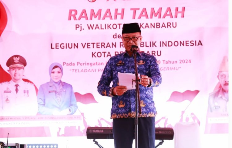 Ramah Tamah Bersama Veteran, Sekdako Pekanbaru Dorong Warga Teladani Semangat Pahlawan