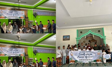PT EMP Energi Riau Santuni Ratusan Anak Yatim di Indragiri Hulu dan Pelalawan