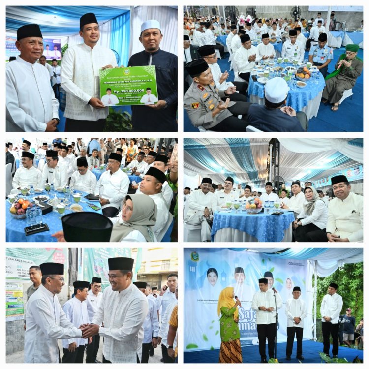 Gubernur Sumut Bobby Nasution Gelar Safari Ramadan Perdana di Masjid Ar Rohmatul Hidayah Medan 