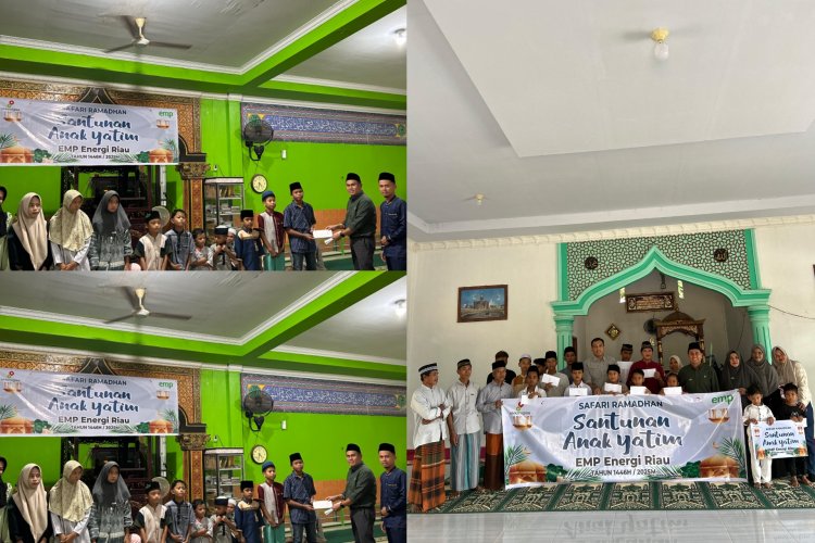 PT EMP Energi Riau Santuni Ratusan Anak Yatim di Indragiri Hulu dan Pelalawan
