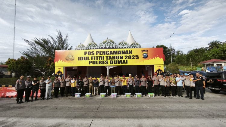 Kapolda Riau Cek Pos Pengamanan dan Pelabuhan di Dumai