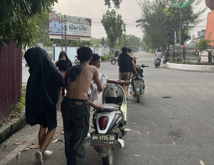 Kerap Meresahkan Masyarakat, Polres Inhil Amankan Pelaku Balap Liar