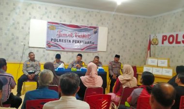 Warga Keluhkan Keamanan ke Polsek Binawidya Saat Pelaksanaan Jum'at Curhat