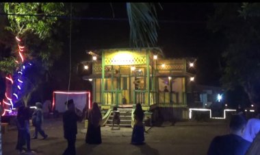 Lebaran Tempo Dulu di Rumah Panggung Melayu Kelapapati Bengkalis