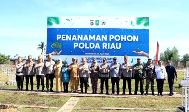 Penanaman Pohon Untuk Jaga Lingkungan di Indragiri Hilir