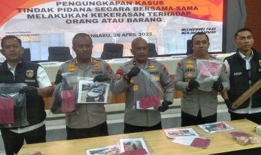 10 Debt Collector Yang Rusak Mobil dan Keroyok Korban di Mapolsek Bukit Raya di Tangkap, Total Ada 14 Pelaku