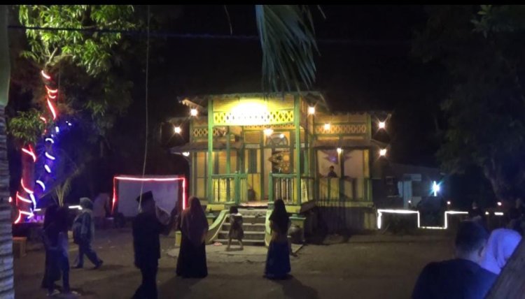 Lebaran Tempo Dulu di Rumah Panggung Melayu Kelapapati Bengkalis