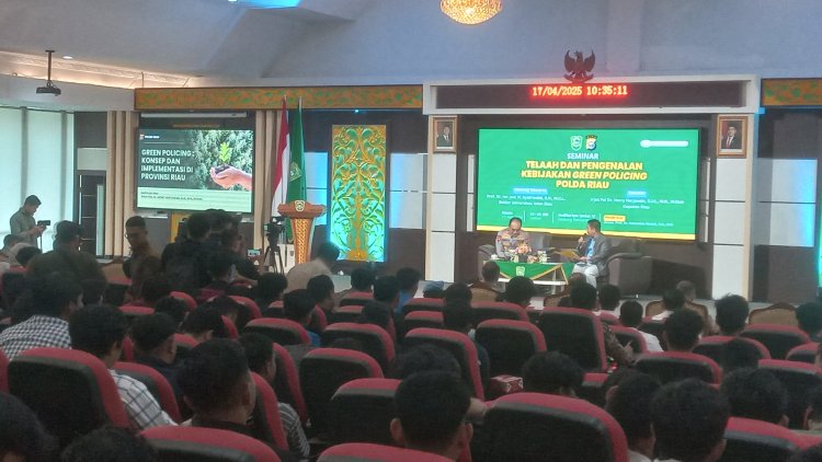 Hijaukan Riau, Kapolda Irjen Herry Kenalkan Konsep Polisi Ramah Lingkungan di Kampus
