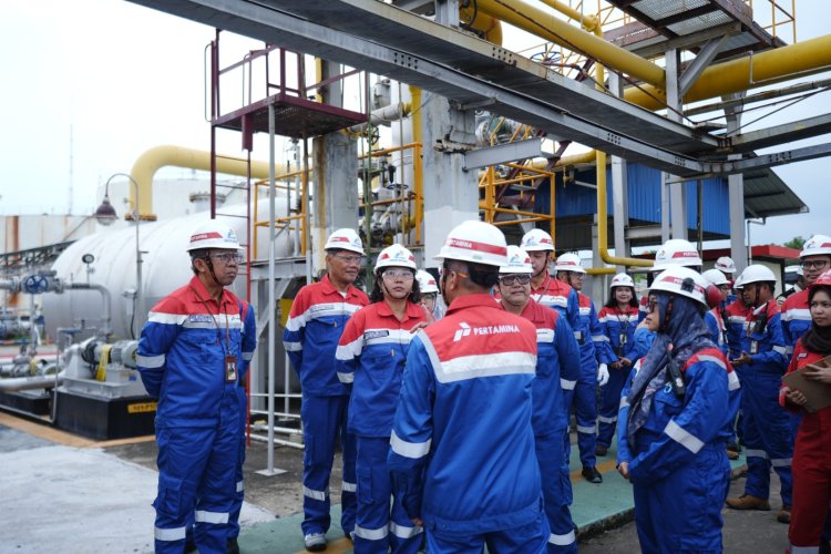 Dewan Komisaris Pertamina Tinjau Operasional dan Asset Integrity Kilang Sungai Pakning