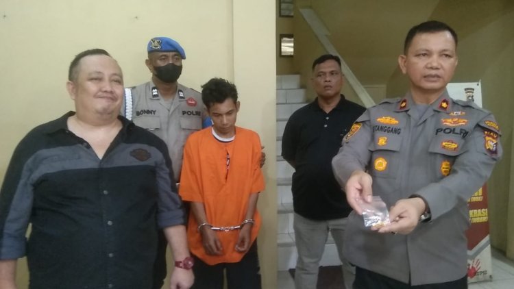 Polsek Sukajadi Amankan Pelaku Pencurian di Toko Emas Yang Nyaris di Amuk Massa