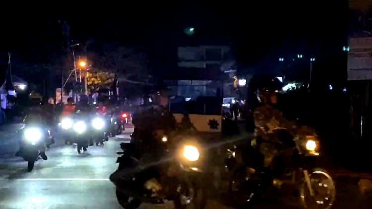 Patroli Skala Besar Cegah Kriminalitas dan Premanisme di Indragiri Hilir