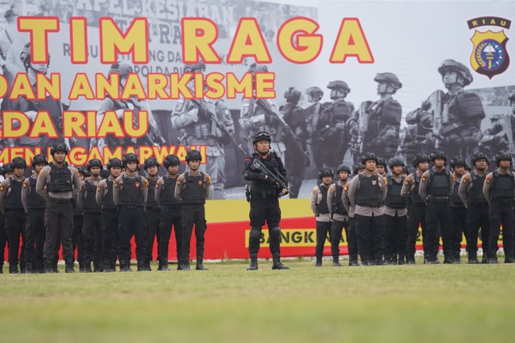 Polda Riau Latih Tim RAGA Berantas Aksi Premanisme dan Anarkisme.