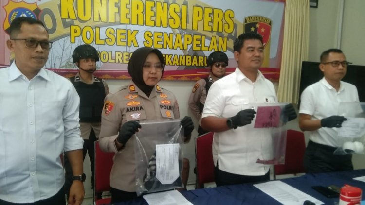 Polsek Senapelan Tangkap Residivis Pencuri Toko AC di Pekanbaru Ditangkap