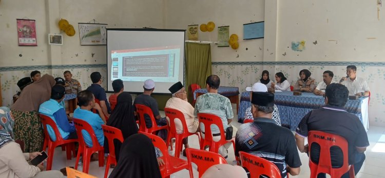 Lindungi Masyarakat Dari Bahaya Narkoba, Polsek Senapelan Bersama BNN Riau Sosialisasi ke Kampung Dalam