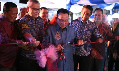 Meriah! Bazar UMKM Ramaikan Bakar Tongkang 2025 di Rohil