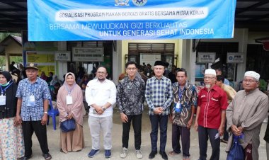 Wujudkan Generasi Sehat, Program Makan Bergizi Gratis Disosialisasikan Keberbagai Desa di Provinsi Riau