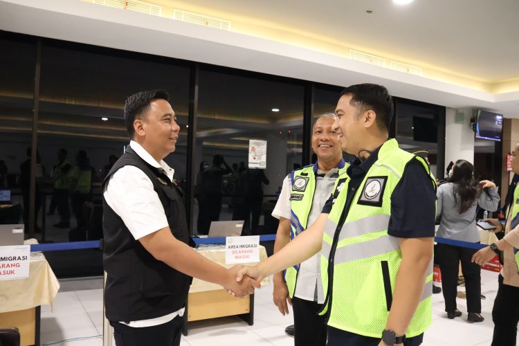 Danlanud Sambut 443 Jemaah Haji Batam di Hang Nadim