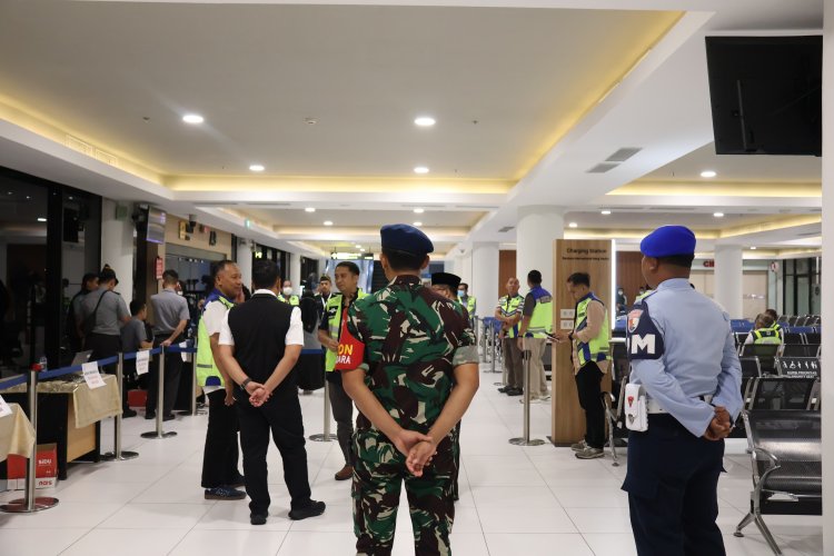 Danlanud Sambut 443 Jemaah Haji Batam di Hang Nadim