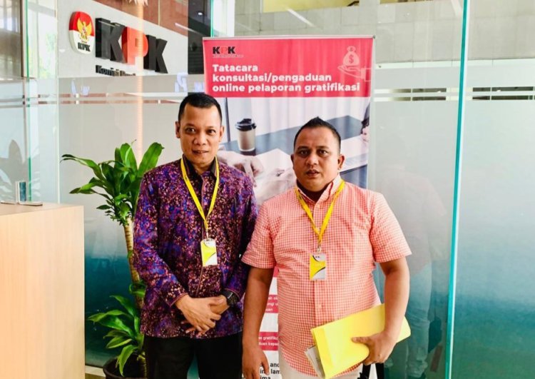 Mantan PJ Wali Kota Pekanbaru Muflihun, Bersama Kuasa Hukum Konsultasi ke Komisi Pemberantasan Korupsi Terkait SPPD Fiktif