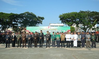 Polres Inhu Beri Penghargaan Forkopimda di Hari Bhayangkara ke-79
