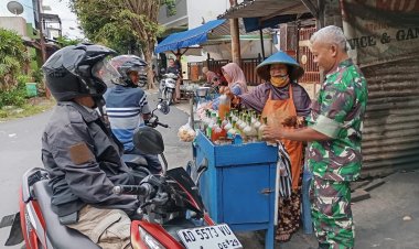 Babinsa Kratonan Dukung UMKM Jamu Tradisional