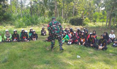 Kodim Boyolali Latih Kepemimpinan Siswa SMAN 2