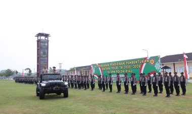 111 Siswa Didik Baru Melaksanakan Pendidikan Bintara Polri, Kegiatan Dibuka Kapolda Riau