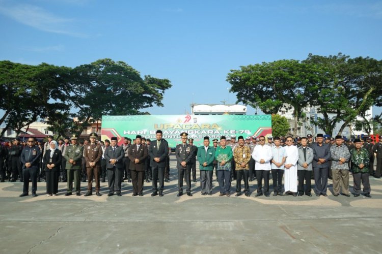 Polres Inhu Beri Penghargaan Forkopimda di Hari Bhayangkara ke-79