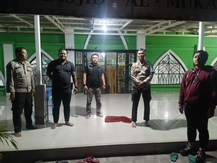 Sosialisasi ke Masjid, Upaya Polsek Senapelan Jaga Kondisi Kondusif Ditengah Masyarakat.