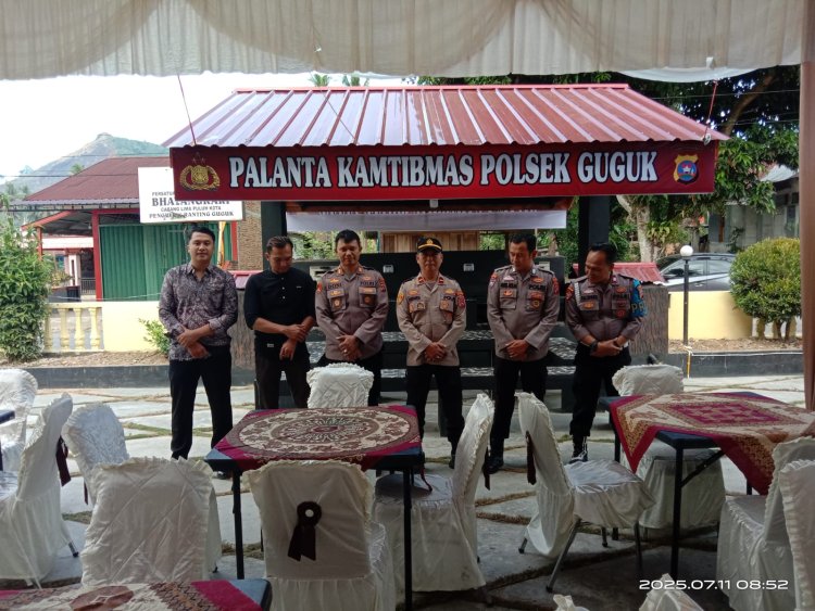 Kapolres Lima Puluh Kota Resmikan Palanta Kamtibmas Pertama di Polsek Guguk