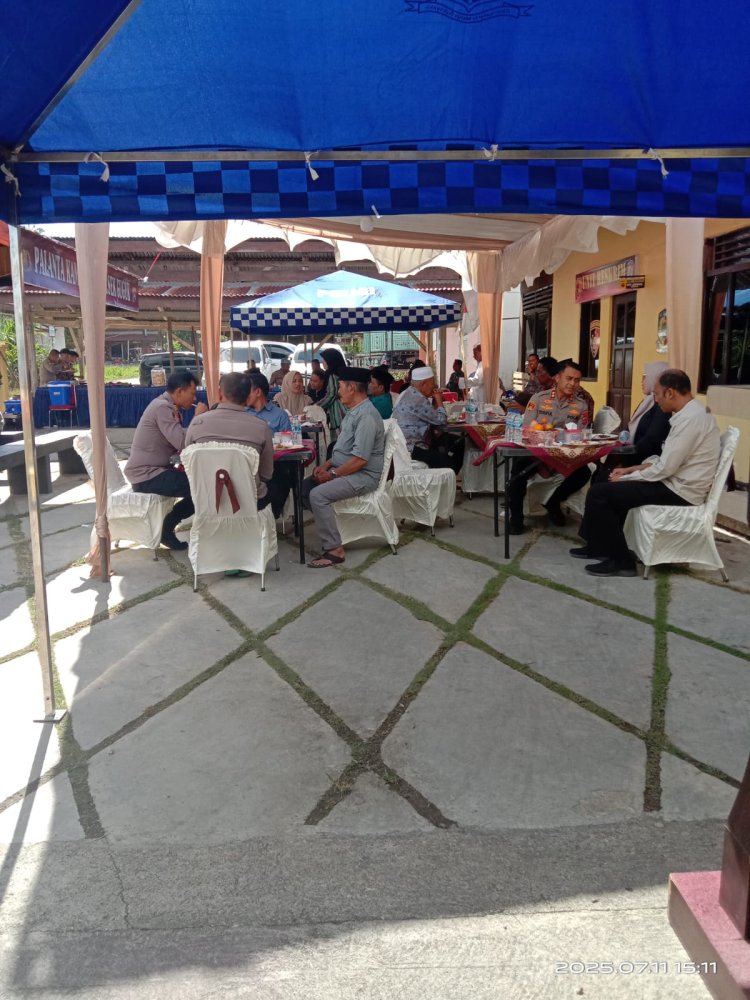 Kapolres Lima Puluh Kota Resmikan Palanta Kamtibmas Pertama di Polsek Guguk