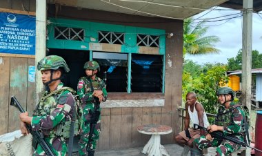 TNI Yonif 642 Perkuat Sinergi Lewat Komsos di Kamundan