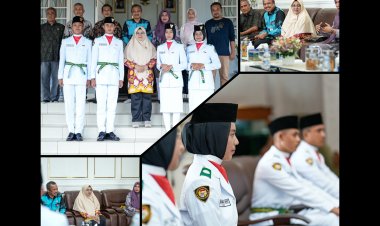 Bupati Siak Apresiasi 4 Pelajar Lolos Paskibraka Riau 2025