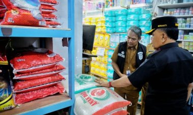 Stok Beras Meranti Aman, Bupati Asmar Pastikan Harga Terjangkau