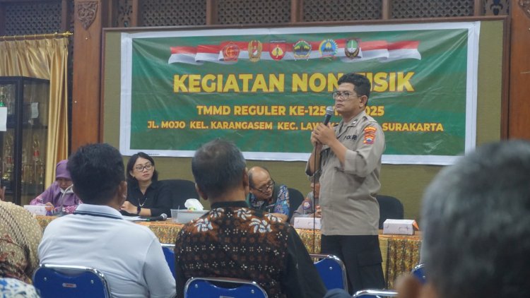 TMMD Surakarta 2025 Gelar Penyuluhan Hukum dan Kamtibmas