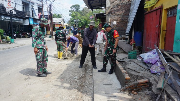 Dansatgas TMMD 125 Kodim 0735/Surakarta Rutin Tinjau Progres Pembangunan