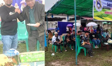 HUT ke-8 SSB Laskar Belia Siak Gelar Turnamen Sepak Bola Anak