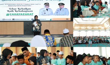 Santunan Yatim dan Dhuafa, BazNas Siak Salurkan Rp500 Juta